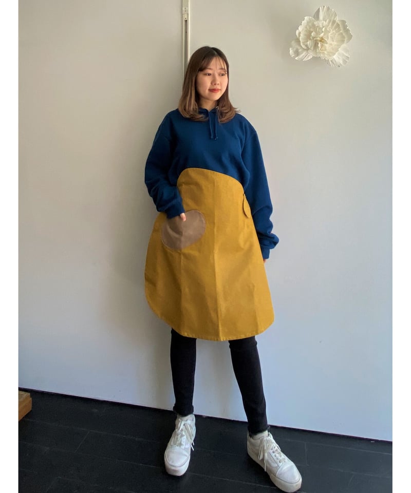 Puchan エプロンスカートとシープコート 980cb75c22c97addd60ab1af3f3695