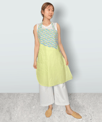 フルエプロン/annabelle リーフ　ライム