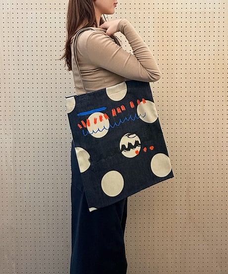 デニムドット　トートバック　yoshiko.blanche