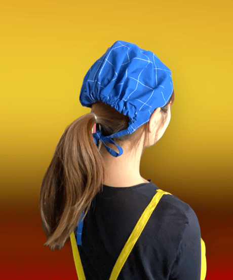amish bonnet  イングランドmerchant&millsエーゲ海ブルー（英）