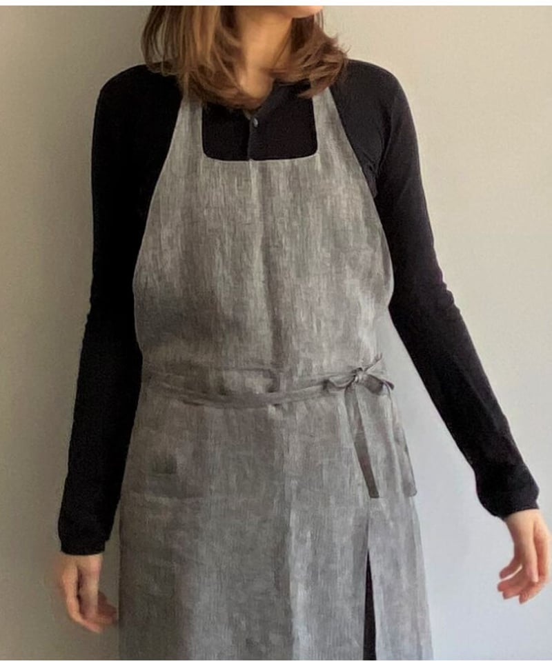 LANVIN バラ模様 フレアエプロン LANVIN COLLECTION ランバン コレクション 後結びエプロン