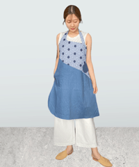 フルエプロン/annabelle 六本木「NUNO」グラナダネイビー