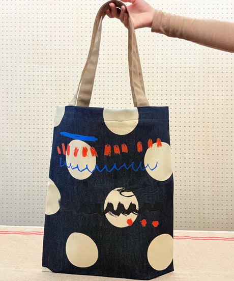 デニムドット　トートバック　yoshiko.blanche
