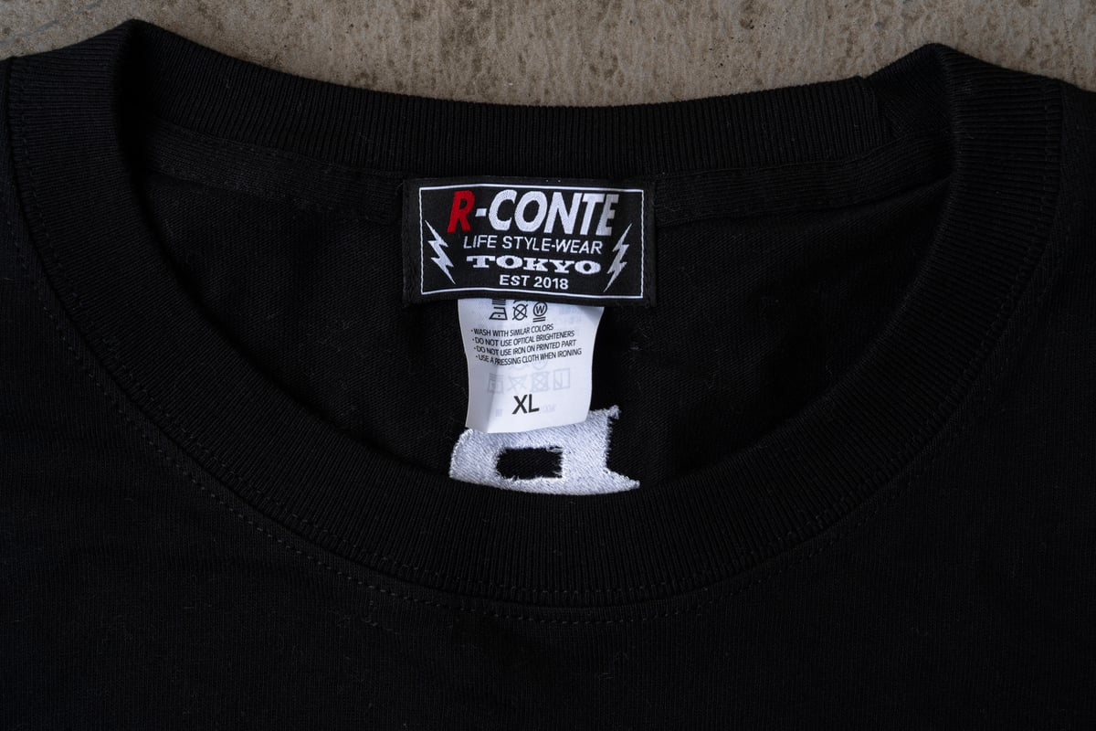 アールカンテ　Rconte Original logo 刺繍 L/S RC- 134 / Rconte 刺繍 L/S | Rconte アールカンテ