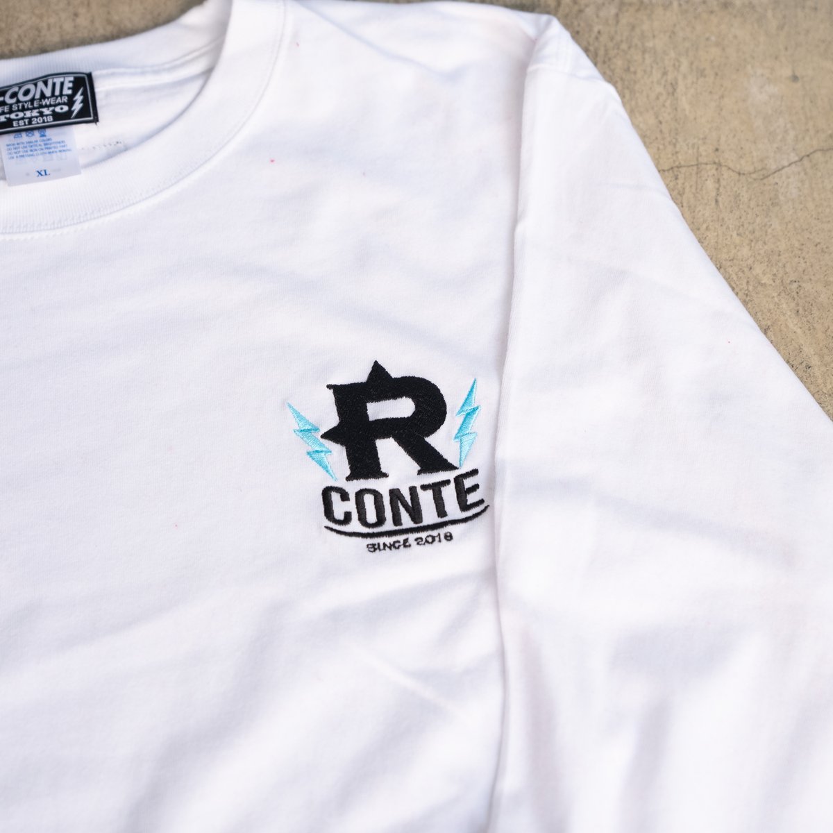 アールカンテ　Rconte Original logo 刺繍 L/S RC-118 / Rconte Original R 刺繍 L/S | Rconte アールカンテ