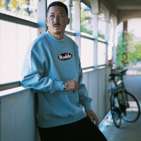 RC-086 / Rconte patch刺繍 sweatshirt