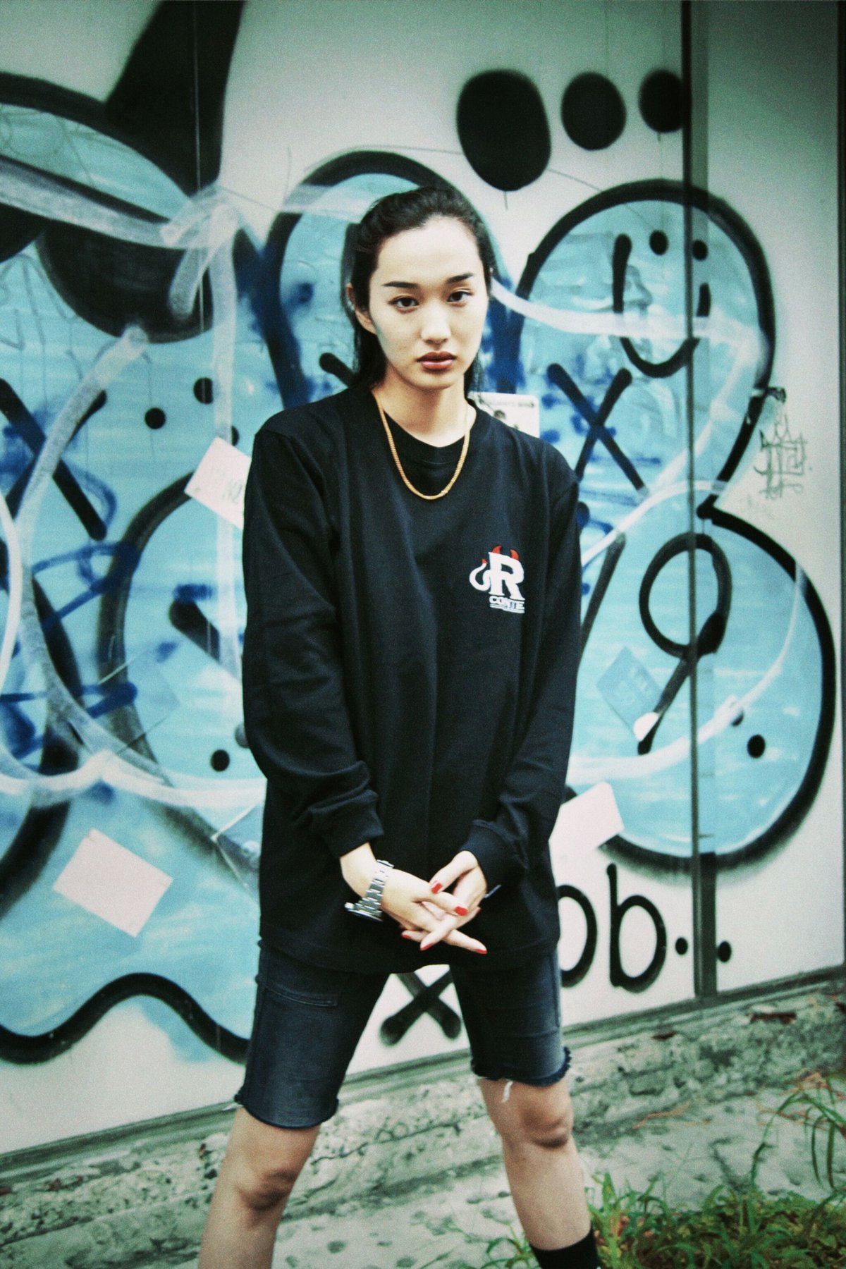 アールカンテ　Rconte Original logo 刺繍 L/S RC-078 / Rconte Original logo 刺繍 L/S | Rconte ア