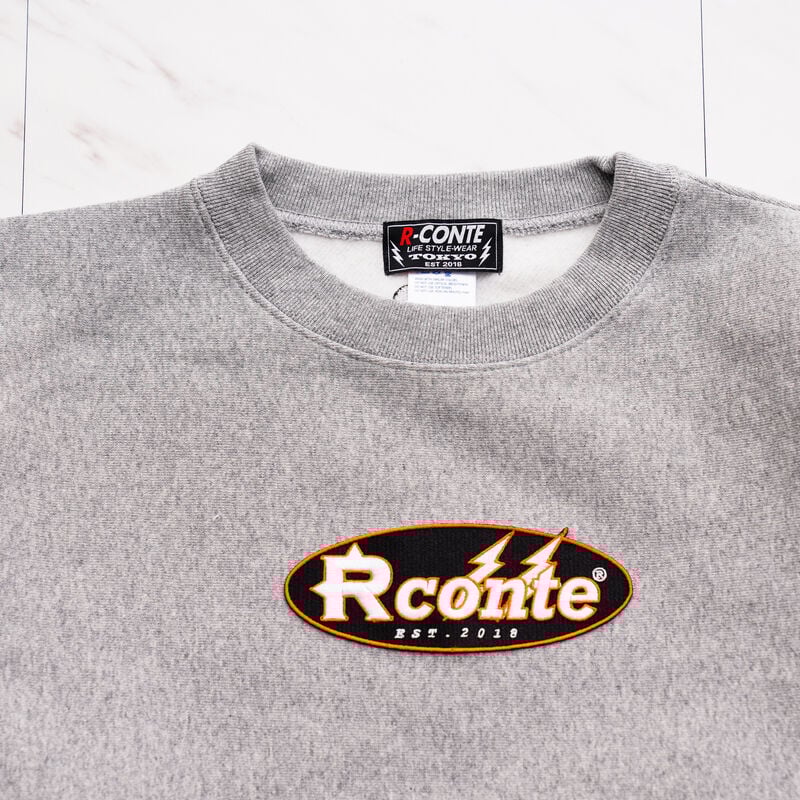 Rconte 刺繍ロゴスウェット