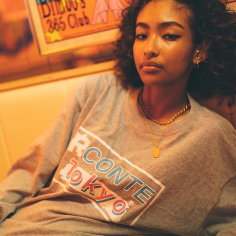 RC-053 / Rconte drip logo L/S Tee