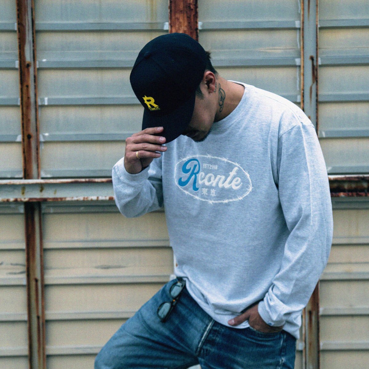 RC-075 / R刺繍 LOGO CAP | Rconte アールカンテ