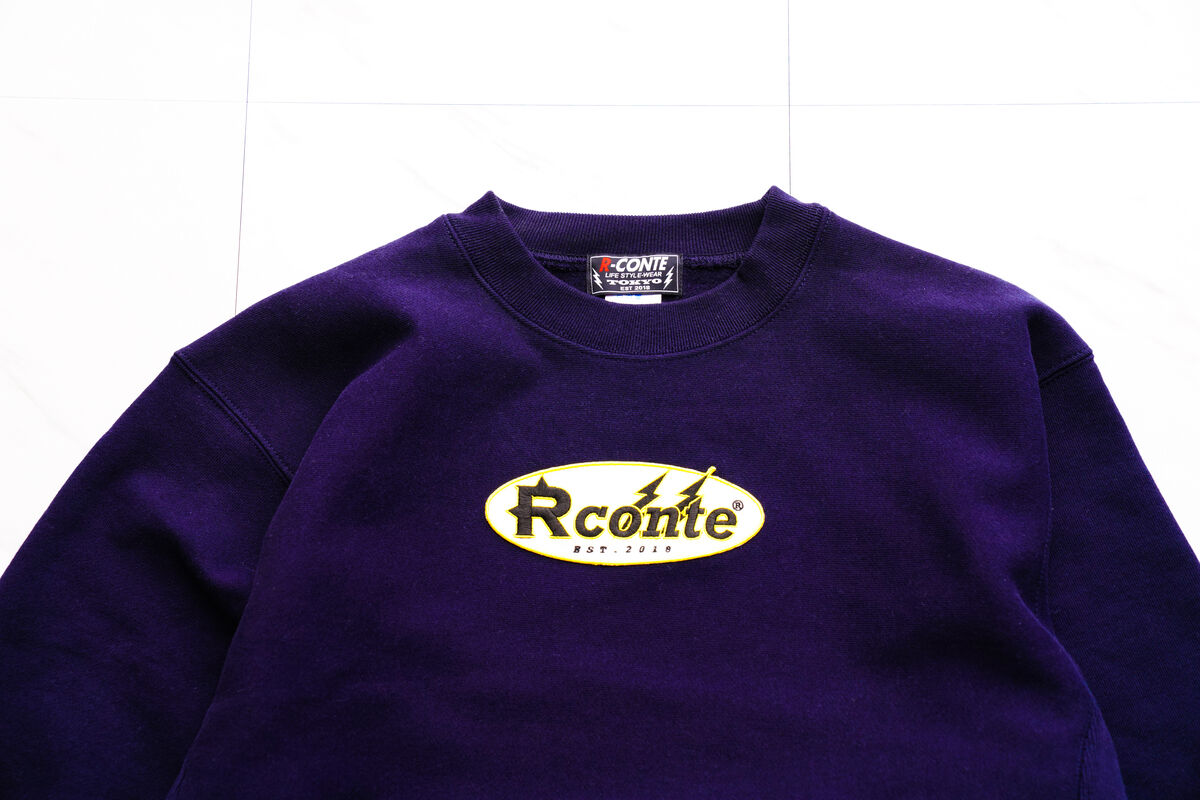 RC-086 / Rconte patch刺繍 sweatshirt | Rconte アールカンテ