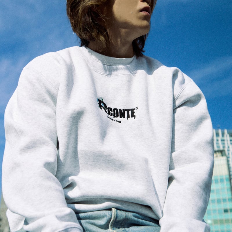 Rconte 刺繍ロゴスウェット RC-163 / Rconte Original LOGO SWEATSHIRT | Rcon