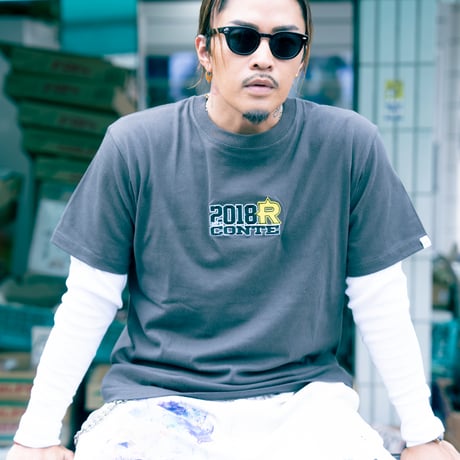 RC- 151 / Rconte オリジナル刺繍ロゴTシャツ