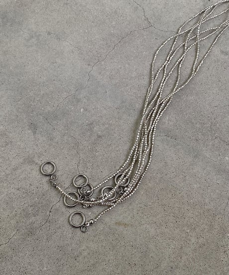 o champagne  ( choker : pearl coating beads )