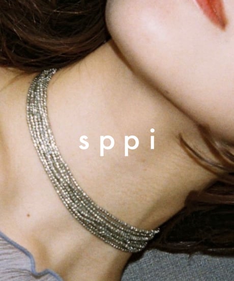 o champagne  ( choker : pearl coating beads )