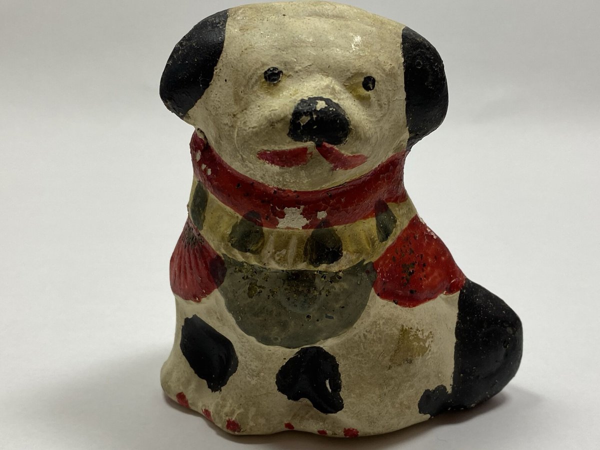 犬のぬいぐるみ　ドール　アンティーク プードルの小さなぬいぐるみ 犬の人形 ドール | Brocante de La