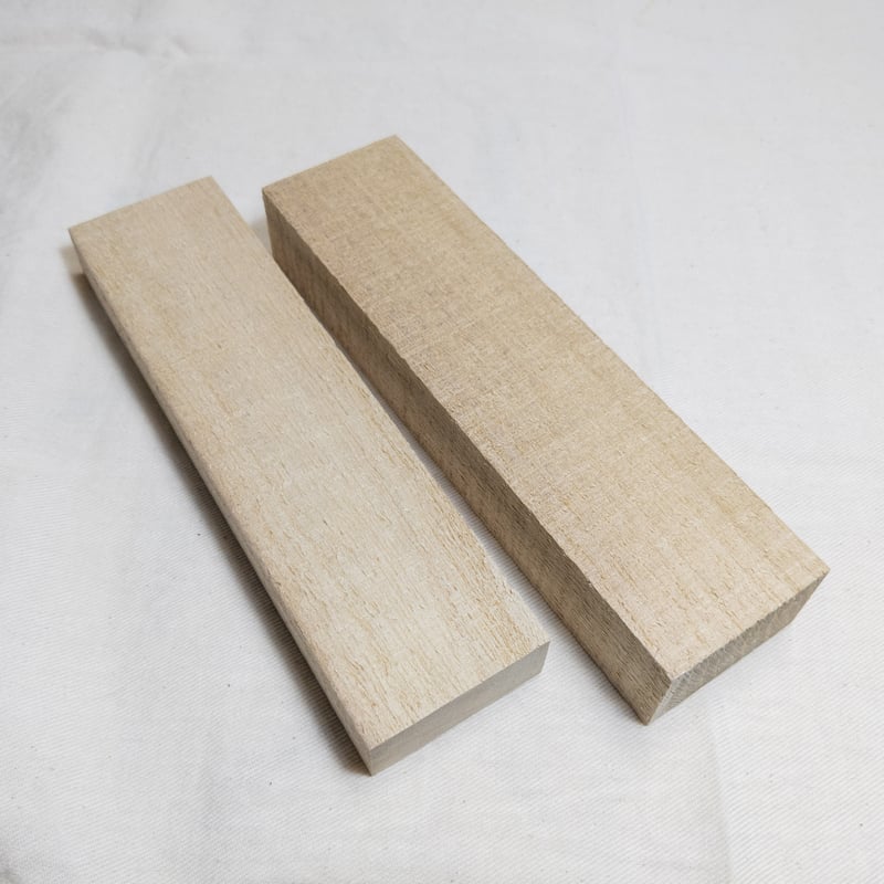 桐　木材、平均台　2本セット　天然木 木製平均台(2連) [カーキ色] 防腐加工品 木製 屋外 遊具 丸太 国産 杉