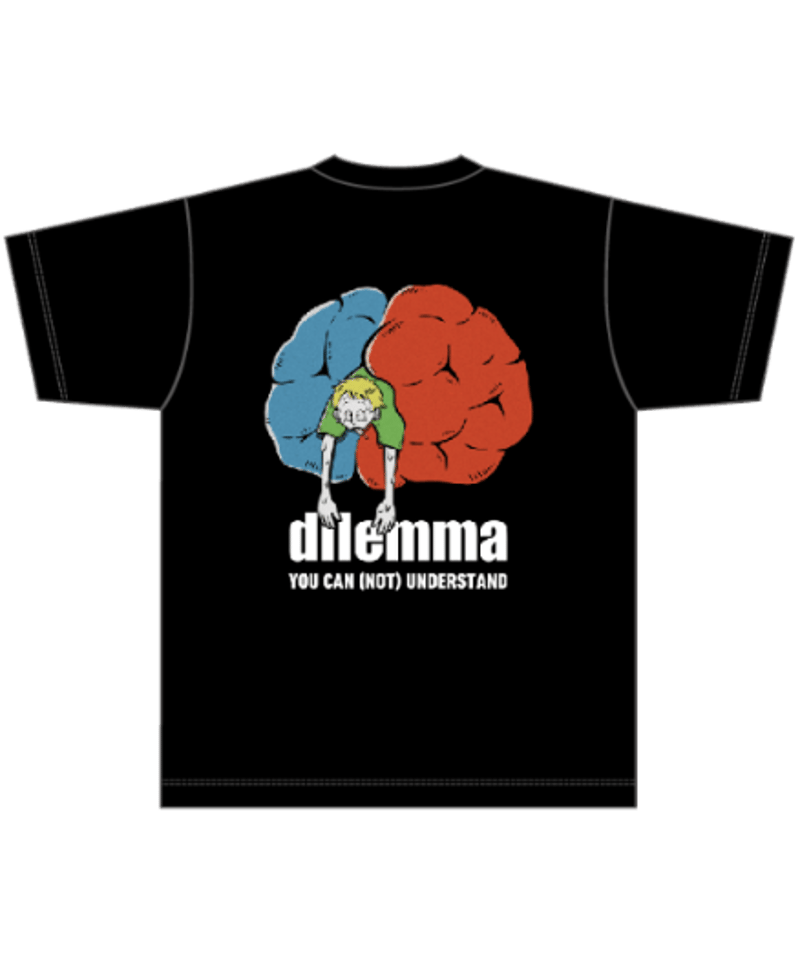 dilemma Tシャツ (Black) | CULTURES!!! STORE 