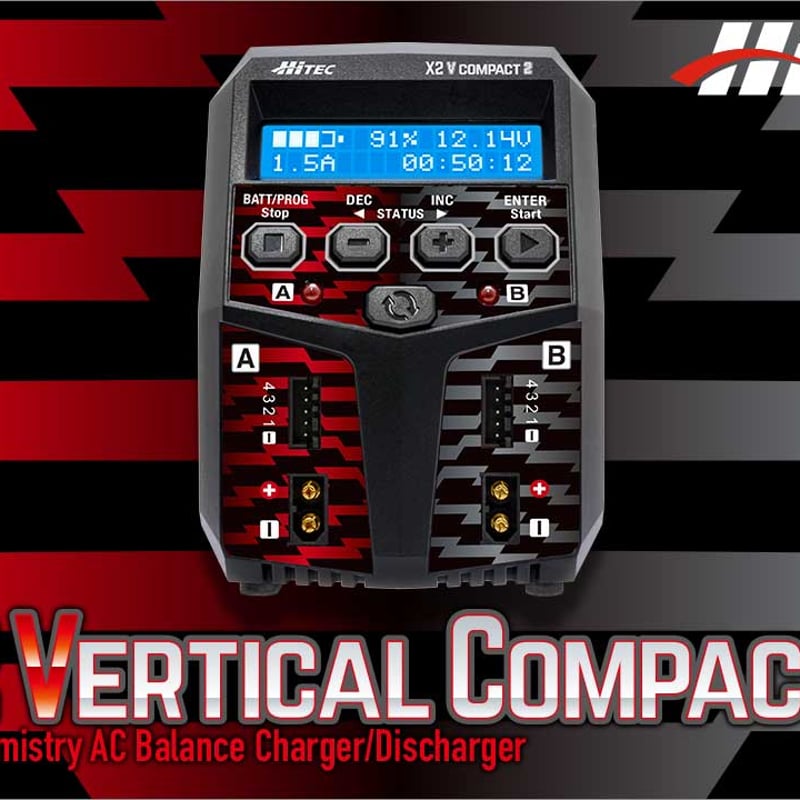 HiTEC X2 Vertical Compact HiTEC AC Balance charger X2 Vertical