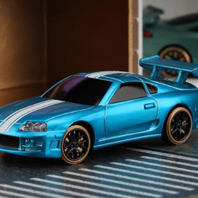 1/76 C63 Light Blue Drift Car［ 1/76スケール C63ライトブ