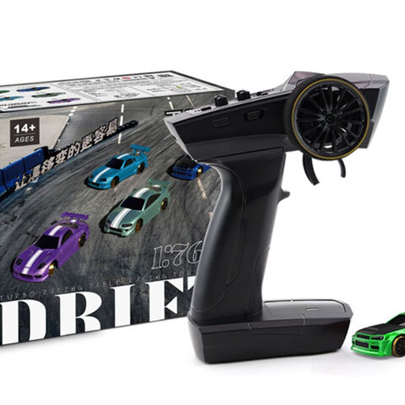 1/76 C64 Green Drift Car［ 1/76スケール C64グリーン ドリフト