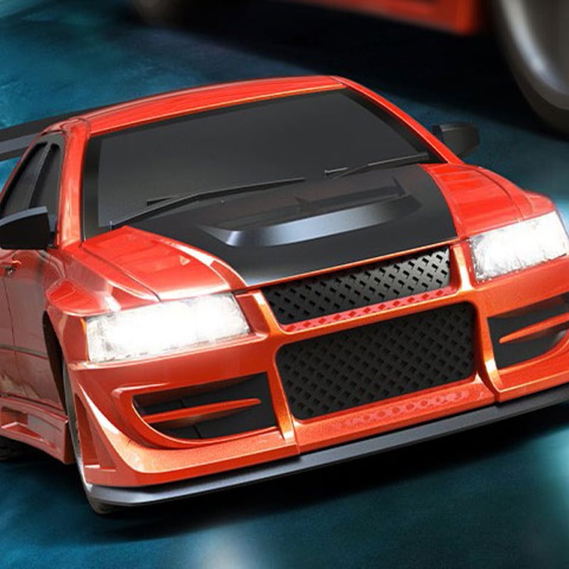 1/76 C76 Red On-road Car［ 1/76スケール C76レッド オンロード