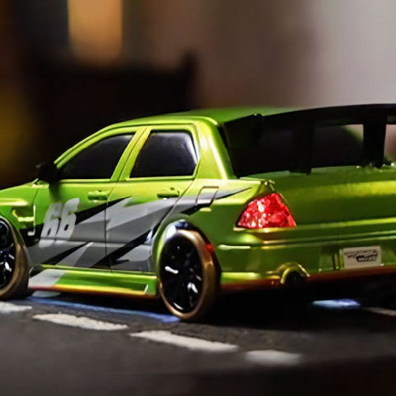1/76 C66 Green Drift Car［ 1/76スケール C66 グリーンドリフト