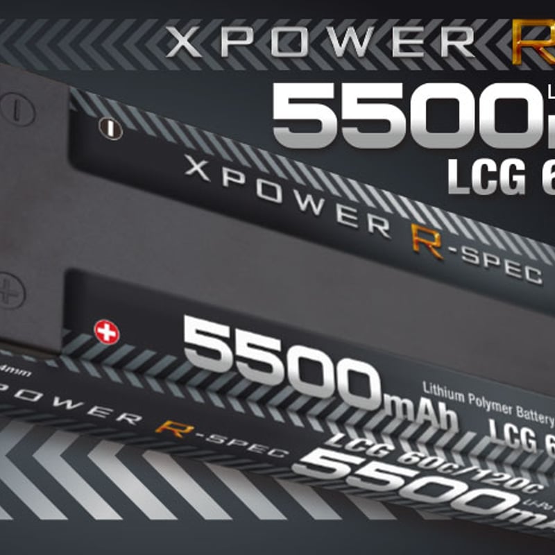 XPOWER R-SPEC Li-Po 7.4V 5500mAh LCG 60C/120C