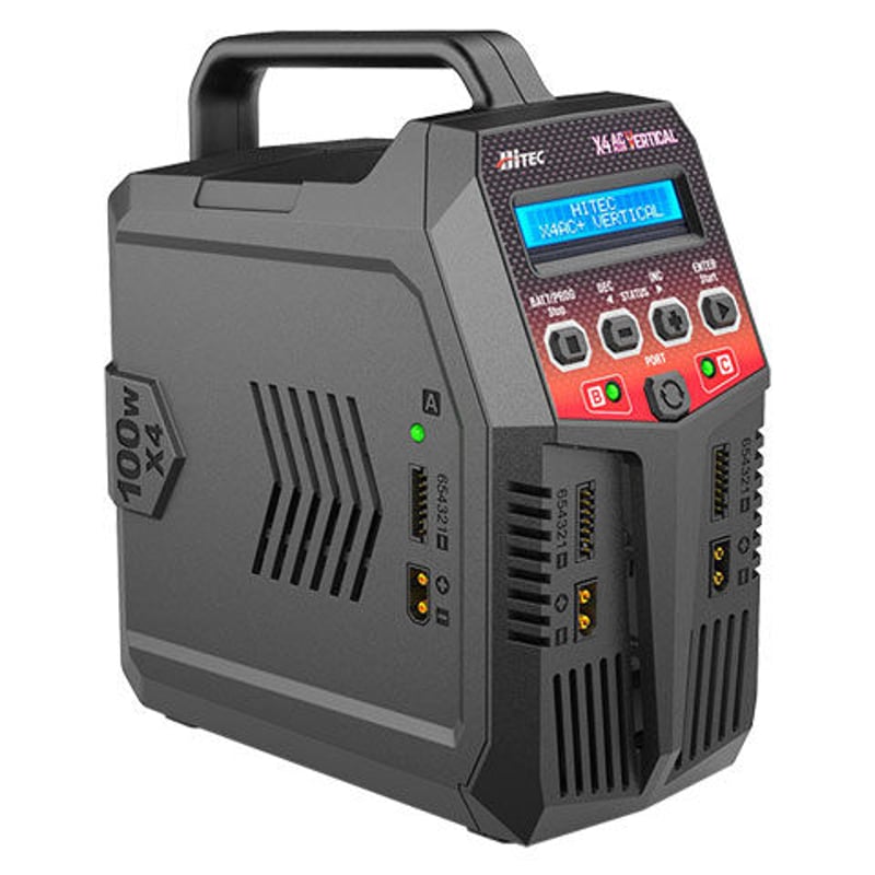 HiTEC multi charger X4 充電器　安定化電源付 MULTI CHARGER X4 AC PLUS 充放電器 | Hitec Multiplex Japan Inc.