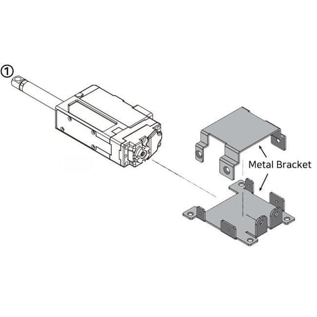 MIGHTY ZAP[マイティ ザップ] 　Metal Bracket (IR-MB02) [金属ブラケット (IR-MB02)]