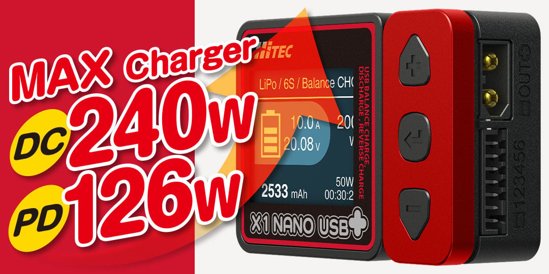 X1 NANO USB +（ Hitec Ver.）［ X1 ナノ USB プラス ］ 443