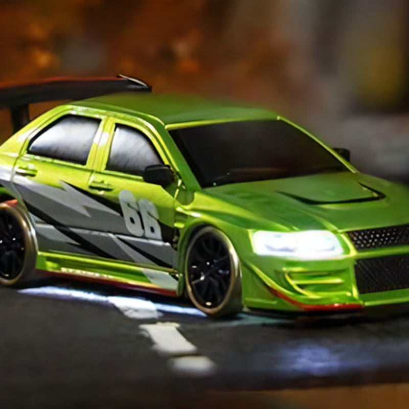 1/76 C66 Green Drift Car［ 1/76スケール C66 グリーンドリフト