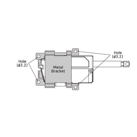 MIGHTY ZAP[マイティ ザップ] 　Metal Bracket (IR-MB02) [金属ブラケット (IR-MB02)]