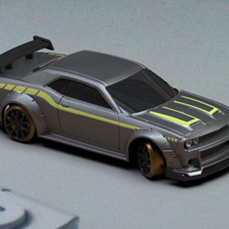 1/76 C65 Silver Gray Drift Car［ 1/76スケール C65シルバ