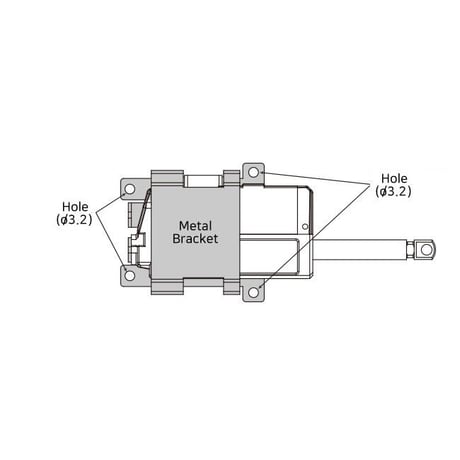 MIGHTY ZAP[マイティ ザップ] 　Metal Bracket (IR-MB02) [金属ブラケット (IR-MB02)]