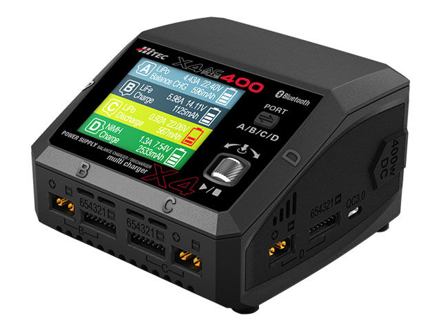Hitec X4 AC マルチチャージャー Multi Charger X4 AC PLUS 400 ［ マルチチャージャー X4 ACプ