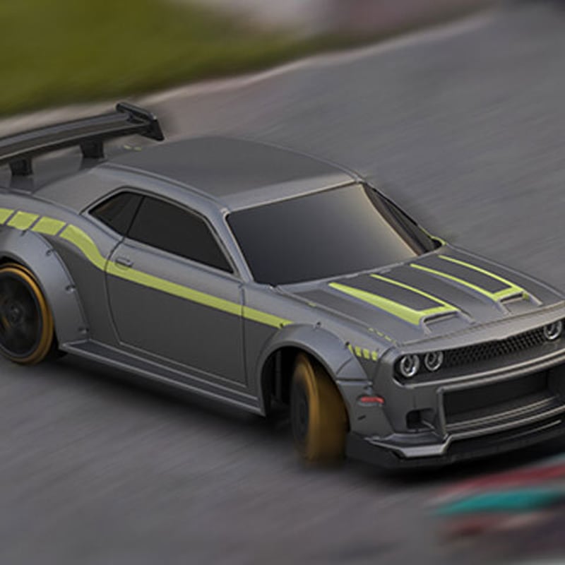 1/76 C65 Silver Gray Drift Car［ 1/76スケール C65シルバ