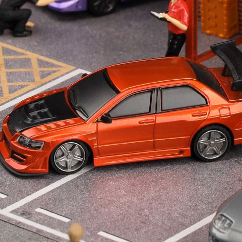 ターボレーシング C76 レッド 1/76スケール オンロードカー 1/76 C76 Red On-road Car［ 1/76スケール C76レッド オンロード