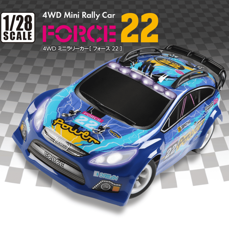 1/28 Scale 4WD Mini Rally Car［ FORCE 22 ］ 28401...