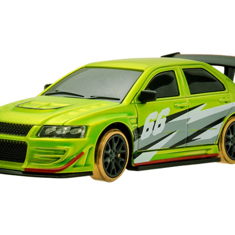 1/76 C66 Green Drift Car［ 1/76スケール C66 グリーンドリフト