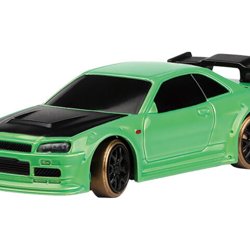 1/76 C64 Green Drift Car［ 1/76スケール C64グリーン ドリフト