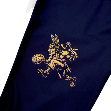 DESTAR × KUGAYAMA Heritage Logo Warm-up Pants (Navy)