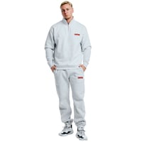 DESTAR 3D EMBROIDERY LOGO Sweatpants ASH – RED STITCH LIMITED