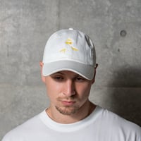 Cotton twill low cap YAN ver. (WHITE)