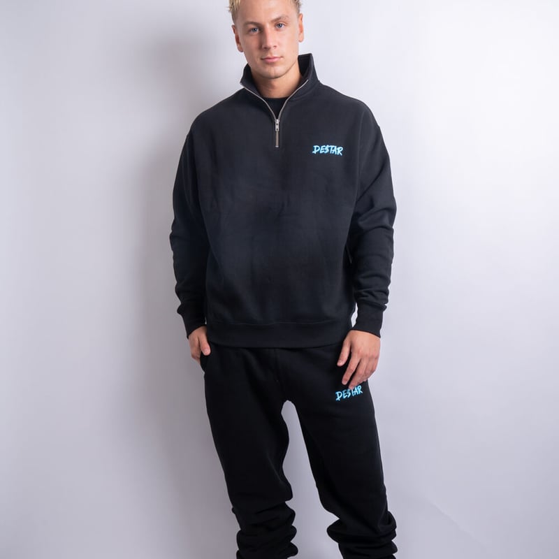 DESTAR 3D EMBROIDERY LOGO Sweatpants BLACK | de