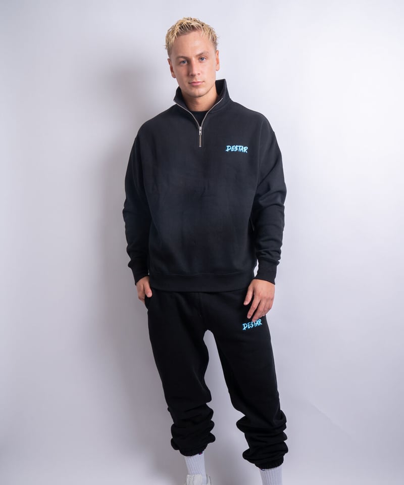 DESTAR 3D EMBROIDERY LOGO Sweatpants BLACK | de