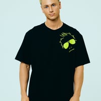 YAN Front Signature Tee - Black