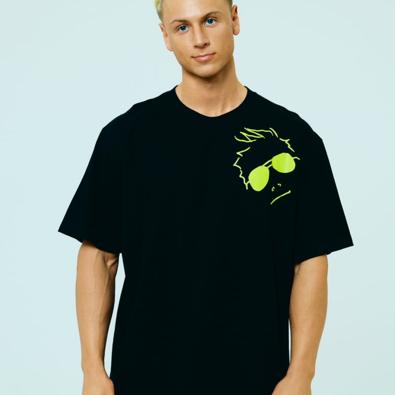 YAN Front Signature Tee - Black | destar.shop