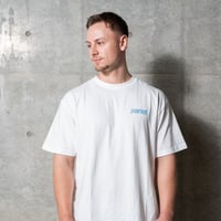 DESTAR PRINTED LOGO High Quality T-shirt (WHITE)