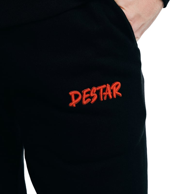 DESTAR 3D EMBROIDERY LOGO Sweatpants BLACK – RE